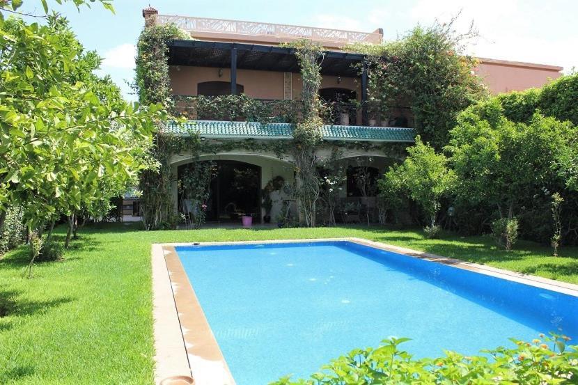 Magnifique Villa Avec Piscine Chauffee Que Pour Famille Marrakesh Exterior photo