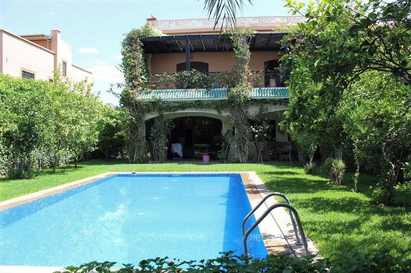 Magnifique Villa Avec Piscine Chauffee Que Pour Famille Marrakesh Exterior photo